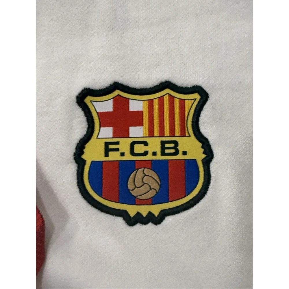 Nike F.C.B. Hoodie DV5563-100 Men's L White F.C. Barcelona Soccer
